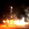 Feuershow Gaukler