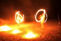 Feuershow Gaukler